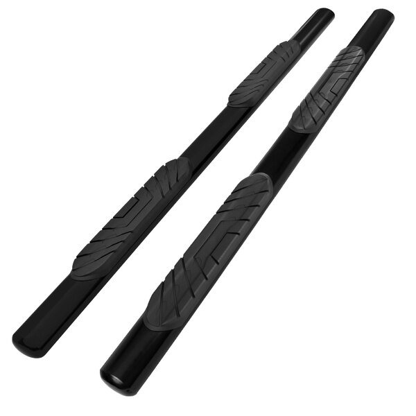 19-Up Chevy Silverado 1500 Double Cab 4 Oval Step Bar, Spec-D Tuning, Mfr#: SSB4-SIV1915DCBK-WB